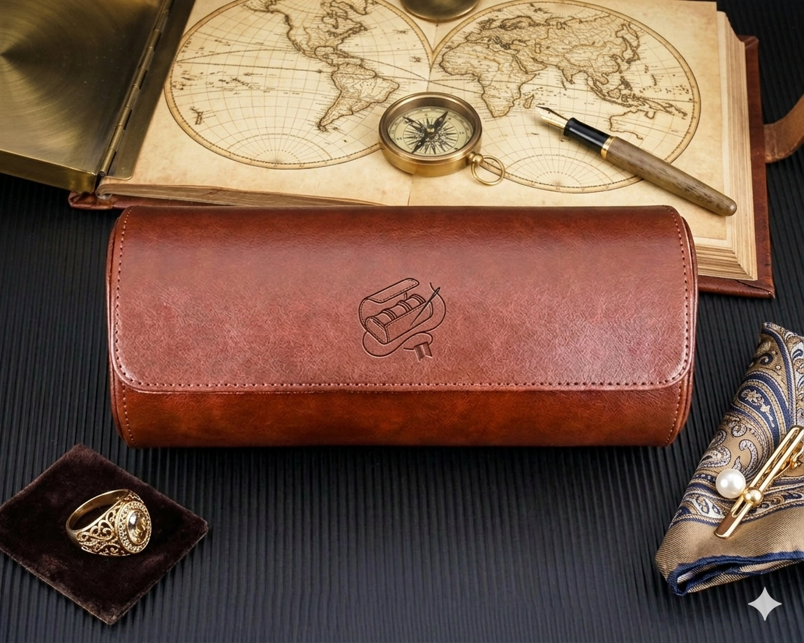 Ecrin Gagnant 3 Montres Marron